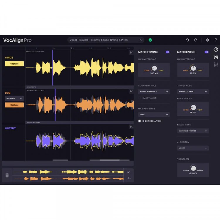 Synchro Arts VocALign 6 Pro 人聲對齊校準軟體專業版 (從 VocAlign Ultra / Project 5 / Project 3 升級) (序號下載版)